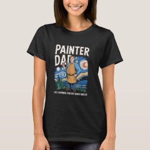 Camiseta Pai Pintor - Pintor Engraçado Arte Artista Criativ