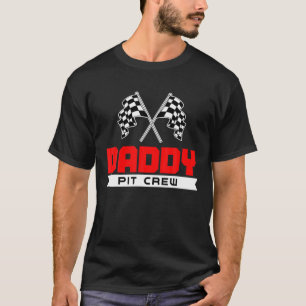 Camiseta Pai Pit Crew Funny Birthday Racing Car Race Pai