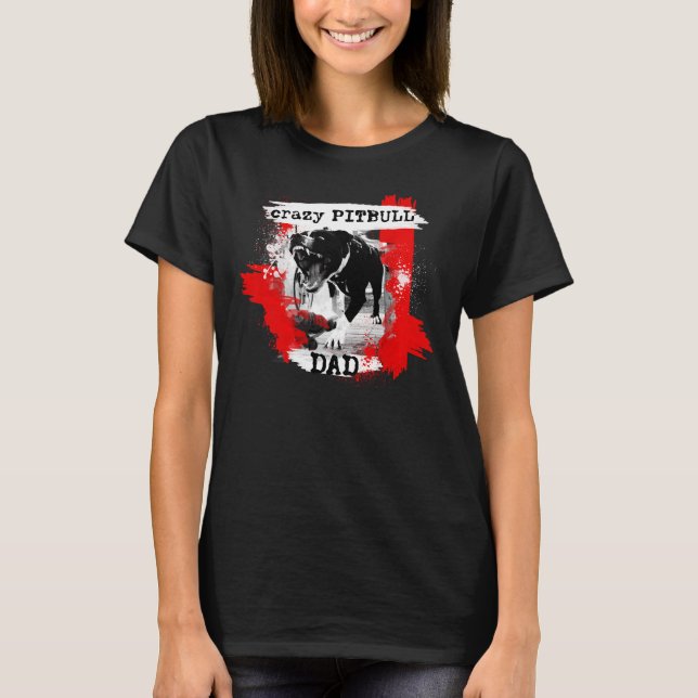 Camiseta Pai Pitbull Americano Pitbull Terrier Apbt (Frente)