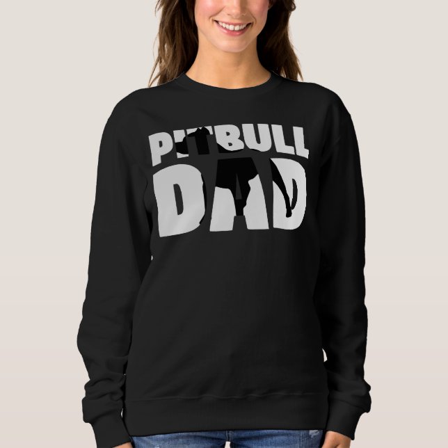 Camiseta Pai Pitbull Pai do Cão Pai (Frente)