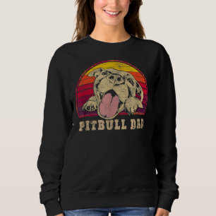 Camiseta Pai Pitbull Vintage sorrindo Pais Pitbull