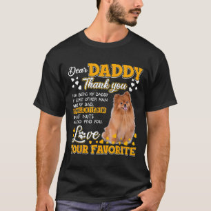 Camiseta Pai Pomeraniano Obrigado Por Ser Meu Pai