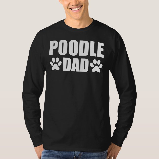 Camiseta Pai Poodle Dog Poodle Pai (Frente)