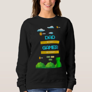 Camiseta Pai Por Dia Gamer Por Dia de os pais Noturno