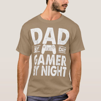 Camiseta Pai Por Dia Gamer Por Videos games Noturnos