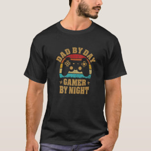 Camiseta Pai Por Dia Jogador Por Piadas Noturnas Engraçadas