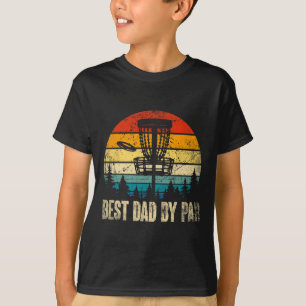 Camiseta Pai Por Par Disco Vintage Pai Engraçado Golf