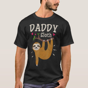 Camiseta Pai   Preguiça Gráfico Humor Zoológico Animal   Ma