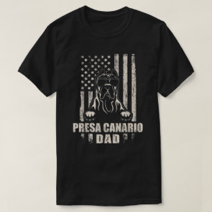 Camiseta Pai Presa Canario Legal Vintage Retro Orud América