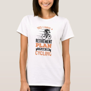 Camiseta Pai Presente do Ciclista de Ciclos do Plano de Bai
