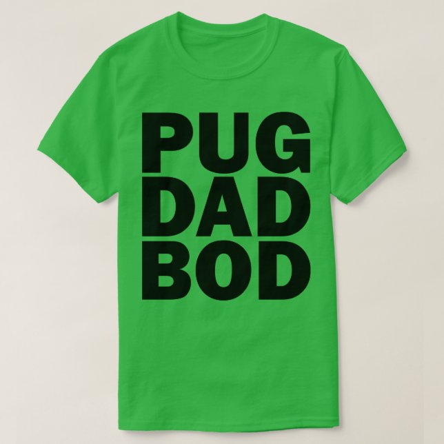 Camiseta Pai Pug (Frente do Design)