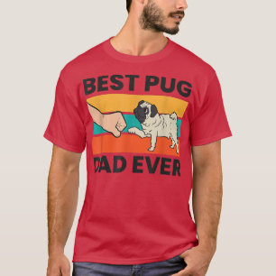 Camiseta Pai Pug Dog Best Pug