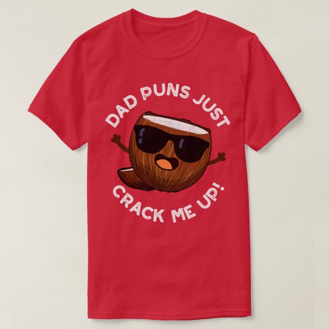Camiseta Pai Puns Pacha-Me Pun De Coco Cujo (Frente do Design)