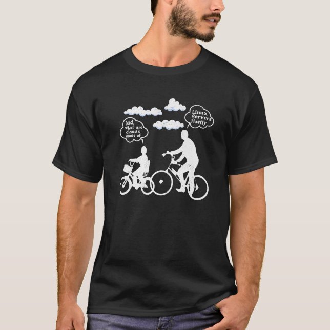 Camiseta Pai Quais São As Nuvens Feitas Principalmente De S (Frente)