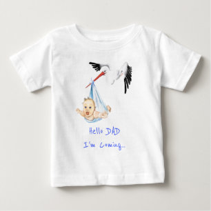 Camiseta Pai que eu esteja chegando. Texto de adição de C