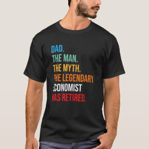 Camiseta Pai Que O Legendário Economista Se Aposentou