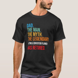 Camiseta Pai Que O Planejador De Reunião E Convenção Legend