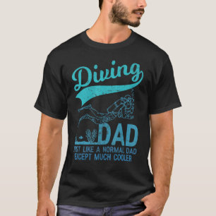 Camiseta Pai que Pratica Mergulho Autônomo, Igual a um Pai