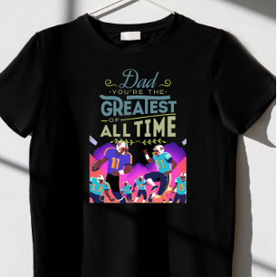 Camiseta pai que você seja o maior de sempre