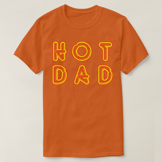 Camiseta Pai quente (Frente do Design)