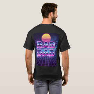 Camiseta Pai Radical Retro Onda Sintetizadora dos Anos 80 D