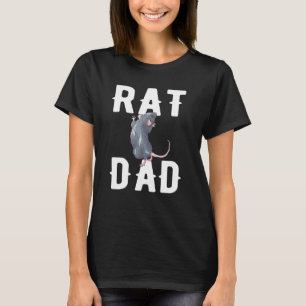 Camiseta Pai Rat Proprietário do Rato Pet Padre Rat Pai