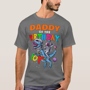 Camiseta Pai Rawr Do Astronauta Do Astronauta De Aniversári