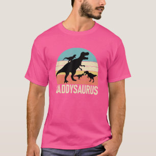 Camiseta Pai Retro Dinossauro Daddysaurus Dia Pai