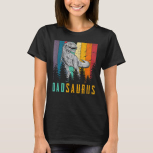 Camiseta Pai Rex Dinosaur Surus Família Correspondendo Pais
