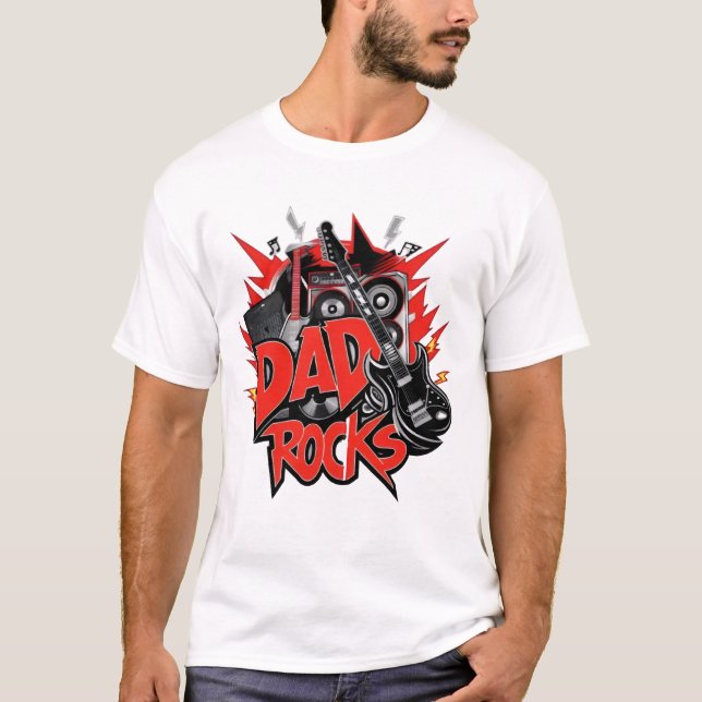 Camiseta Pai Rocks (Frente)