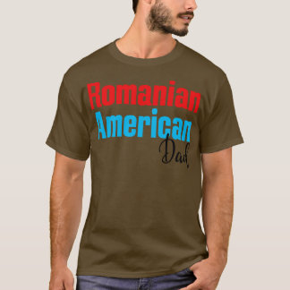Camiseta Pai romeno americano 3
