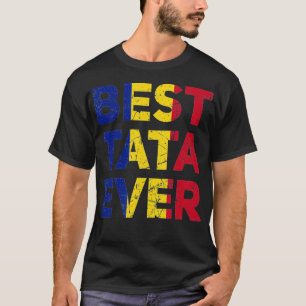 Camiseta Pai Romeno Tata Dia de os pais Melhor Que Nunca