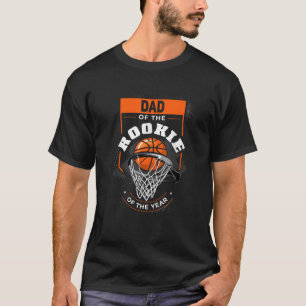 Camiseta Pai Rookie do Pai de Basquete do Ano de Rooki