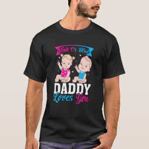 Camiseta Pai Rosa Ou Azul Te Ama Anunciar Reveal De Sexo
