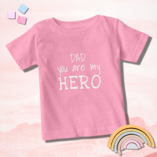 Camiseta Pai rosa você é minha tipografia desenhada pela mã