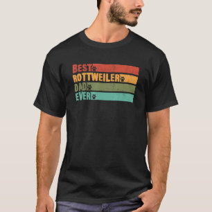 Camiseta Pai Rottweiler Melhor do Mens Proprietário do Cach