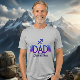 Camiseta Pai sagitário - engraçado