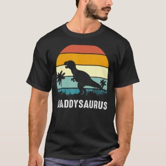 Camiseta Pai Saurus Rex Dinossaur Família de Dias de os pai
