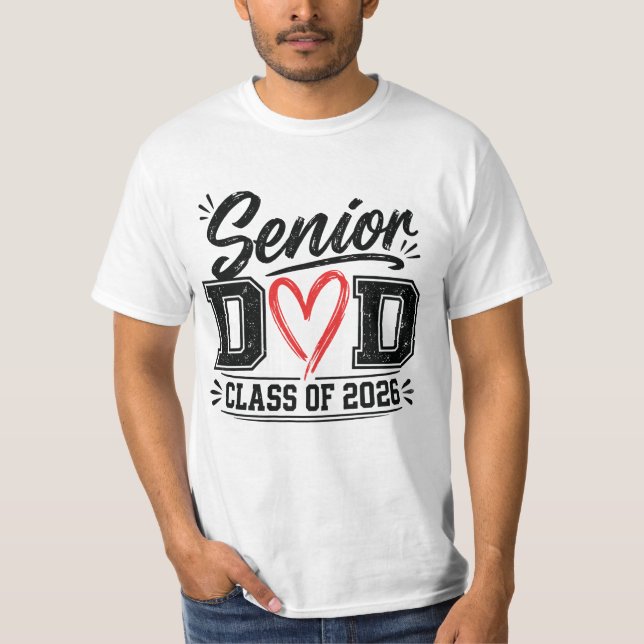Camiseta pai sênior turma de 2026 (Frente)