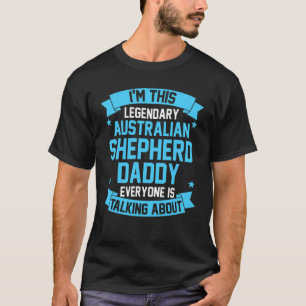 Camiseta Pai Shepherd Australiano Mens