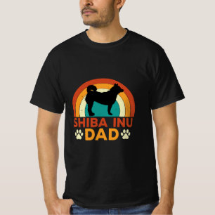 Camiseta Pai Shiba Inu Retro