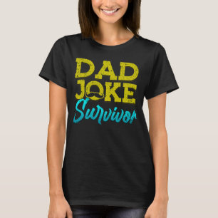 Camiseta Pai Sobrevivente Piada Mustache Dia de os pais Fel