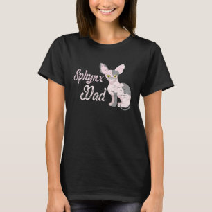 Camiseta Pai Sphynx Para Um Gato De Sphynx Cat