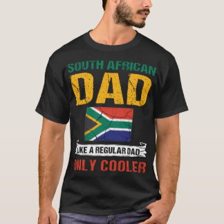 Camiseta Pai Sul-Africano Como Pai Regular Apenas Mais Frio