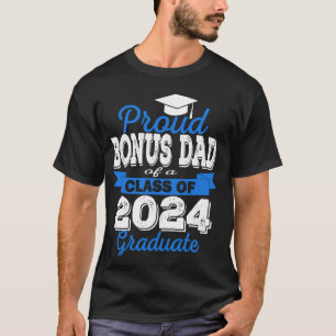 Camiseta Pai Super Orgulhoso de Bônus da Graduação do Forma