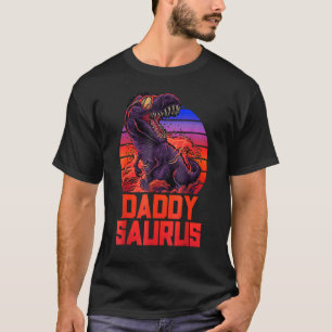 Camiseta Pai Surus Rex Pai Padre Trex Retro 80s Dinosa