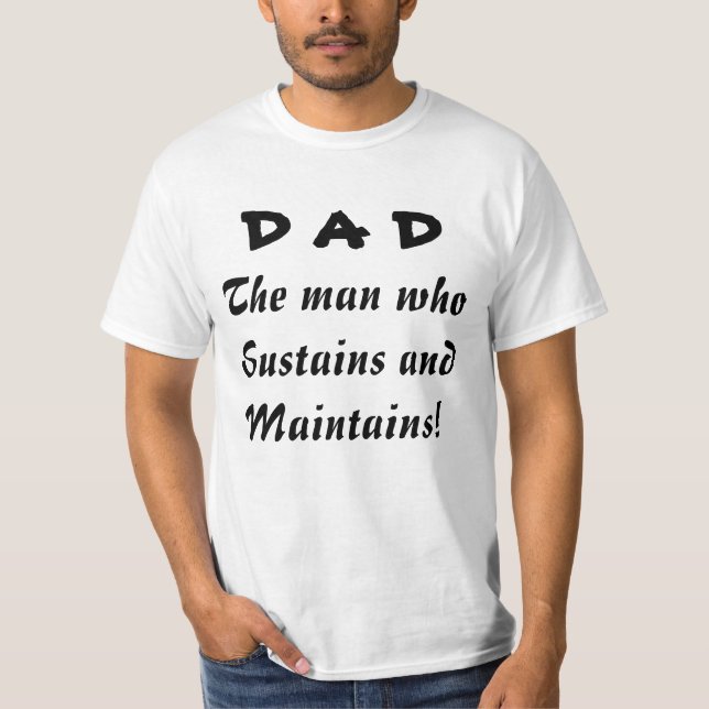 CAMISETA PAI SUSTENTA E MANTÉM (Frente)