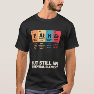 Camiseta Pai Tabela Periódica Química Elementos Ciência V