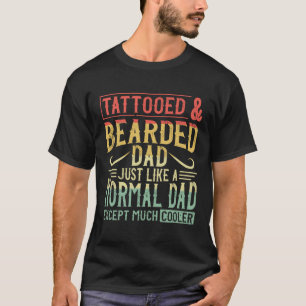 Camiseta Pai Tatuado e barrado Dia de os pais engraçado Pu