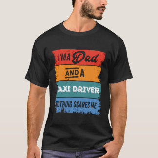 Camiseta Pai Taxi Driver Orgulhoso Papa Engraçado Clássico